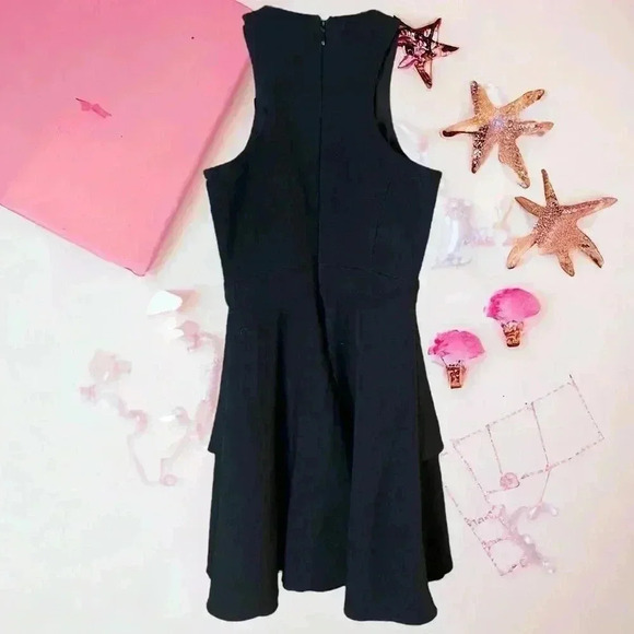 Adelyn Rae Athena Ruffle Fit and Flare Sleeveless Mini Cocktail Dress Size XS. - Picture 8 of 11